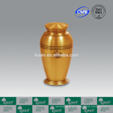 LUXES Metal Flower Pot urnas para cremação cor ouro Ash Urns